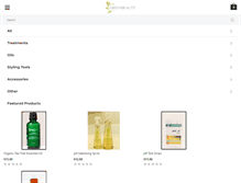 Tablet Screenshot of greenbeauty.com